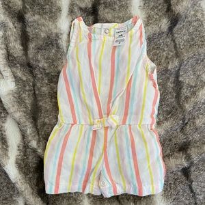 Newborn girls romper never worn